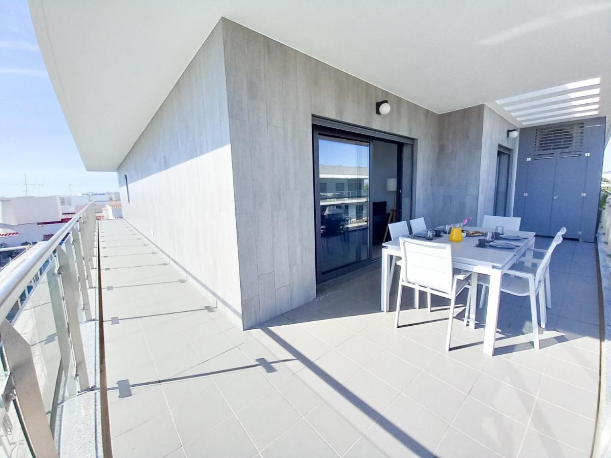 T3 Alto Forte -Vista Mar,Ar Condicionado,Garagem Quarteira Ngoại thất bức ảnh